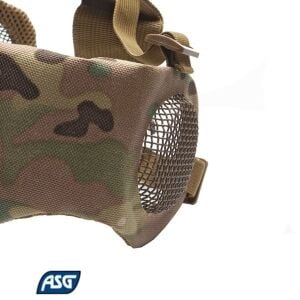 Asg Kulak Ağız Korumalı Airsoft Maske Multicam - Camo