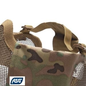 Asg Kulak Ağız Korumalı Airsoft Maske Multicam - Camo