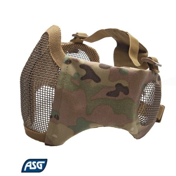 Asg Kulak Ağız Korumalı Airsoft Maske Multicam - Camo