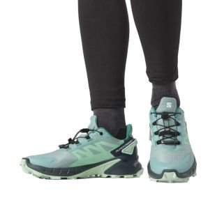 Salomon Supercross 4 Gore-Tex Kadın Patika Koşu Ayakkabısı - Turkuaz