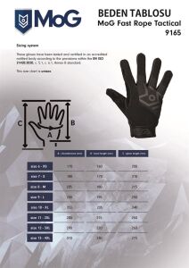 MOG Fast Rope Tactical Eldiven