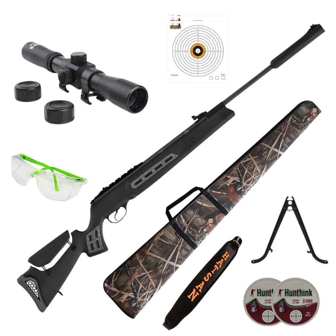 Hatsan Mod 125 Sniper Vortex 5.5mm Havalı Tüfek - Full Set