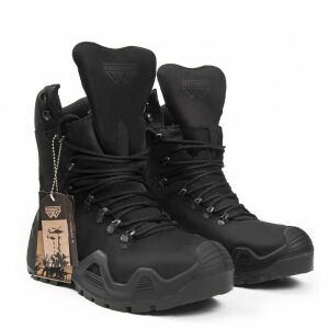 Warboots Siyah Nubuk Deri WATERPROOF
