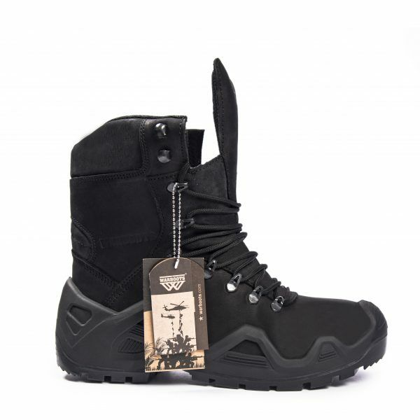 Warboots Siyah Nubuk Deri WATERPROOF