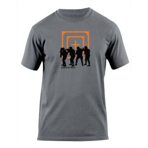 5.11 CROSS HAIR STACKED MAT SIYAH T-SHIRT