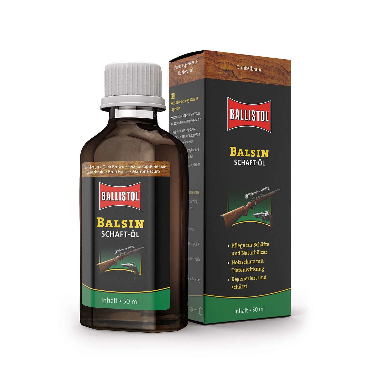 Ballistol Balsin Stockoil Koyu Kahverengi 50 ml