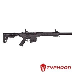 Typhoon F12 Siyah Elite Set - Vortex Crossfire Red Dot + Yarım Tutamak + Skywoods 1200 Lümen Tüfek Feneri