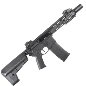 Delta Armory M4 AR15 M-LOK SilentOps 8'' Charlie Siyah Airsoft Tüfek SET DA-C10
