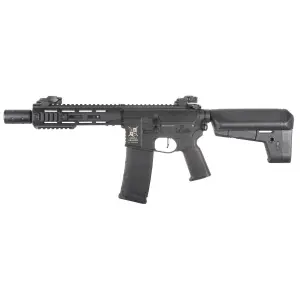 Delta Armory M4 AR15 M-LOK SilentOps 8'' Charlie Siyah Airsoft Tüfek SET DA-C10