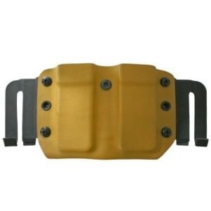 Kydex İkili Şarjör Kılıfı - Tan