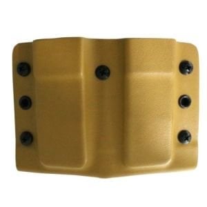 Kydex İkili Şarjör Kılıfı - Tan