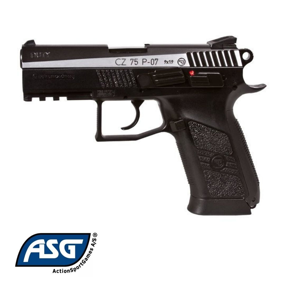ASG CZ75 P07 DUTY Blowback Havalı Tabanca ÇİFT RENK