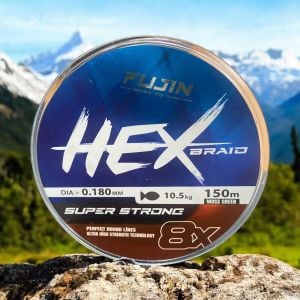 Fujin Hex Braid 8x 150mt Moss Green PE İp Misina