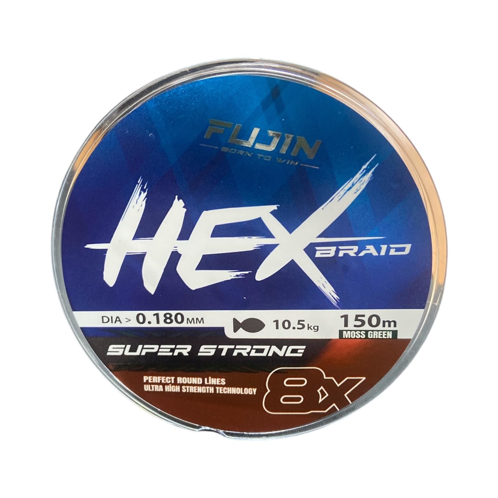 Fujin Hex Braid 8x 150mt Moss Green PE İp Misina