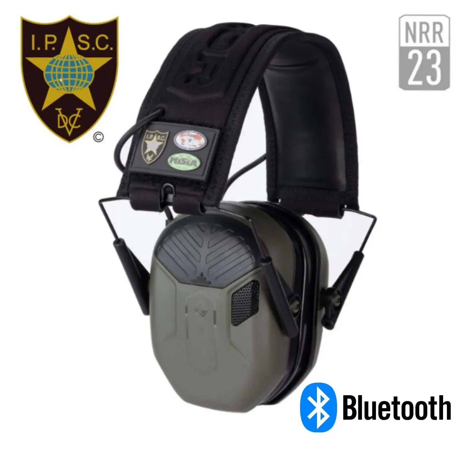 Opsmen Earmor M300T-IPSC Edition Elektronik Atış Kulaklığı - Yeşil