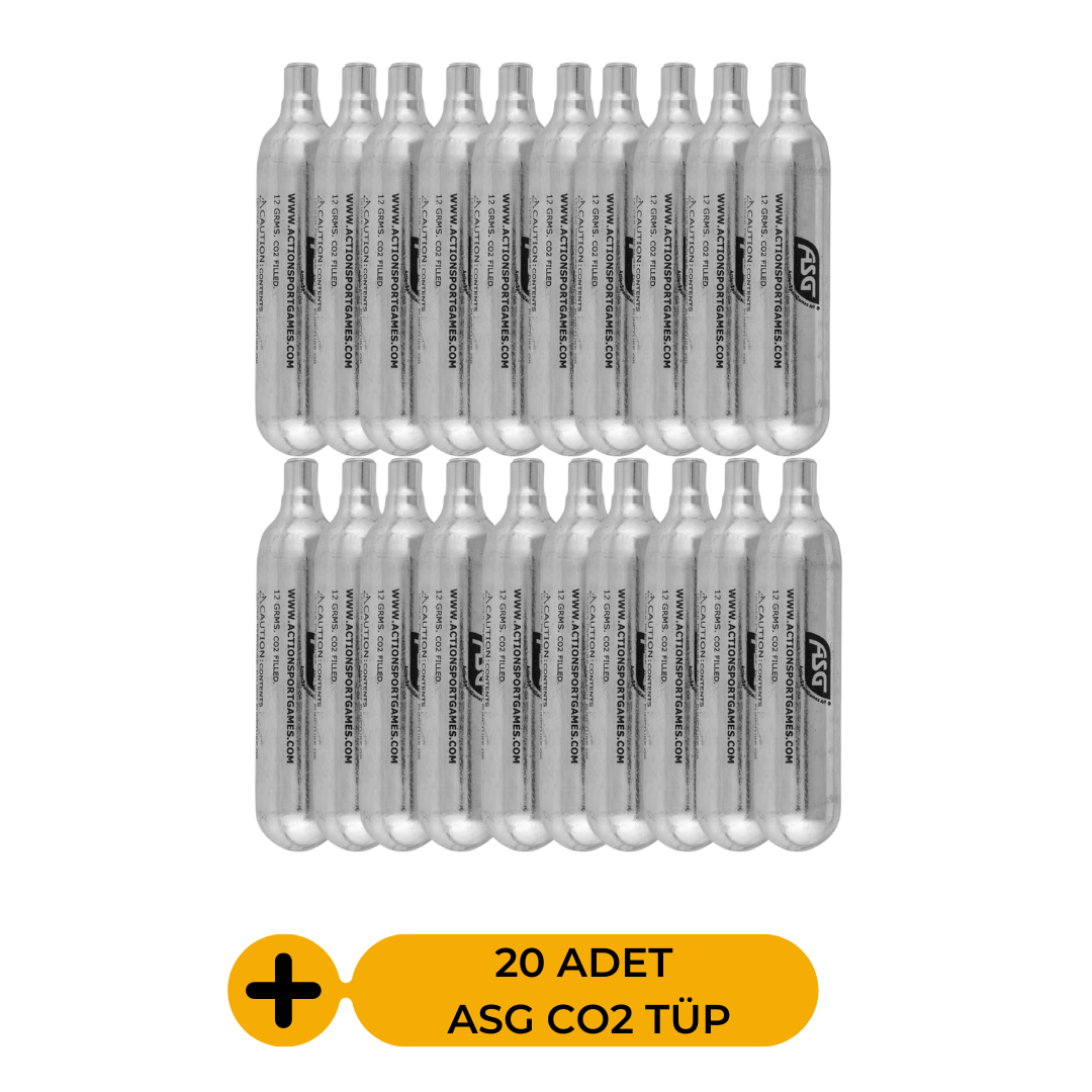 Asg Co2 Tüp - 20 Adet