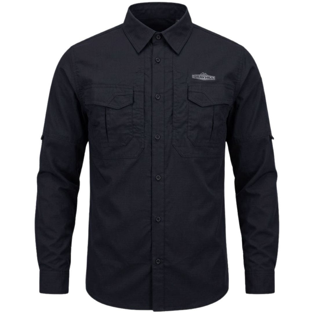 Gray Hill Erkek Outdoor Gömlek - Siyah