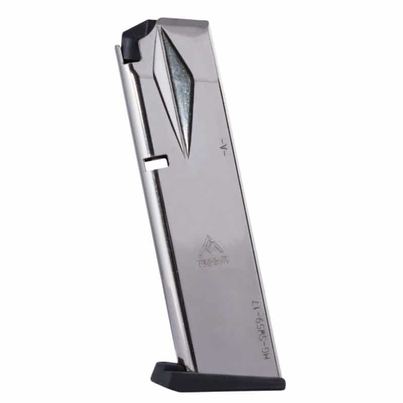 Mec-Gar S&W 5906 17RD Krom Tabanca Şarjörü
