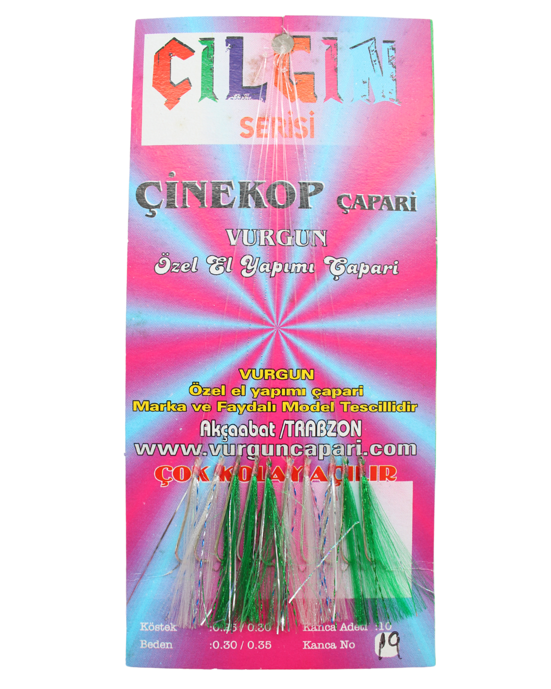 Vurgun Çılgın Serisi Çinekop Çaparisi x5 Paket