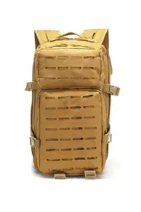Single Sword 30 Litre Lazer Kesimli Taktik Sırt Çantası Bej