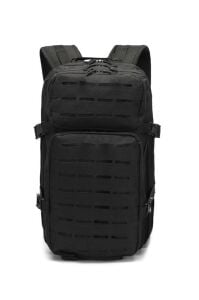 Single Sword 30 Litre Lazer Kesimli Taktik Sırt Çantası Siyah