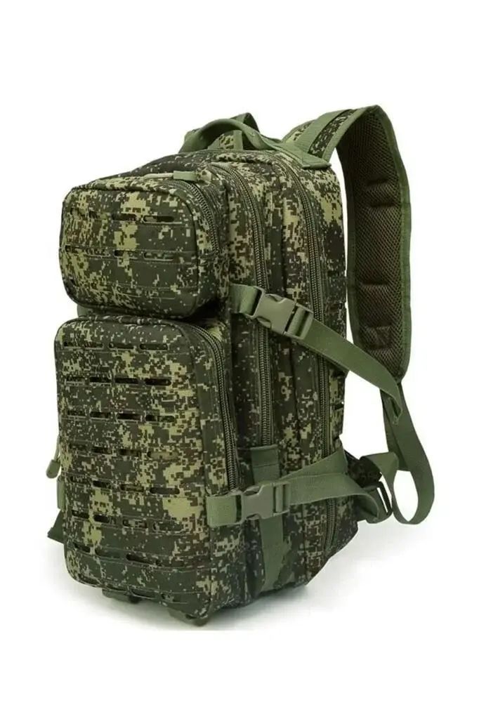 Single Sword 30 Litre Lazer Kesimli Taktik Sırt Çantası Woodland