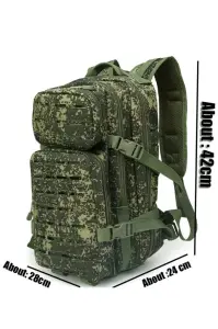 Single Sword 30 Litre Lazer Kesimli Taktik Sırt Çantası Woodland