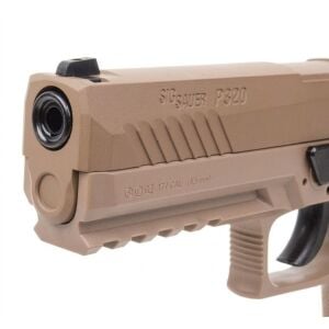 Sig Sauer P320 Tan + Co2 Gas + 1500 Adet Çelik Bilye + Taşıma Çantası + Atış Gözlüğü