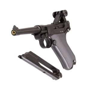 KWC Luger P08 Blowback + Co2 Gas + 1500 Adet Çelik Bilye + Taşıma Çantası + Atış Gözlüğü