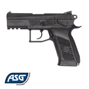 ASG CZ75 P07 DUTY Blowback  + Co2 Gas + 1500 Adet Çelik Bilye + Taşıma Çantası + Atış Gözlüğü