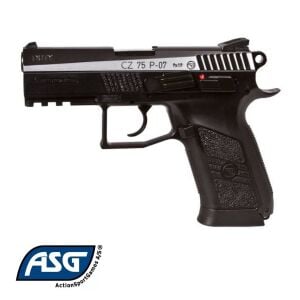 ASG CZ75 P07 DUTY Blowback  + Co2 Gas + 1500 Adet Çelik Bilye + Taşıma Çantası + Atış Gözlüğü
