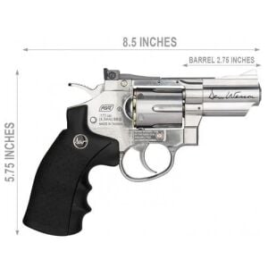 ASG Dan Wesson 2.5 İnc Revolver + Co2 Gas + 1500 Adet Çelik Bilye + Taşıma Çantası + Atış Gözlüğü