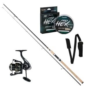 Daiwa Crossfire Spin MH 270 cm 10-40 gr Spin Set – Fujin Sniper 3000 + Fujin Pro Hex 8X 150 mt Sarılı + Taşıma Kayışı Hediyeli