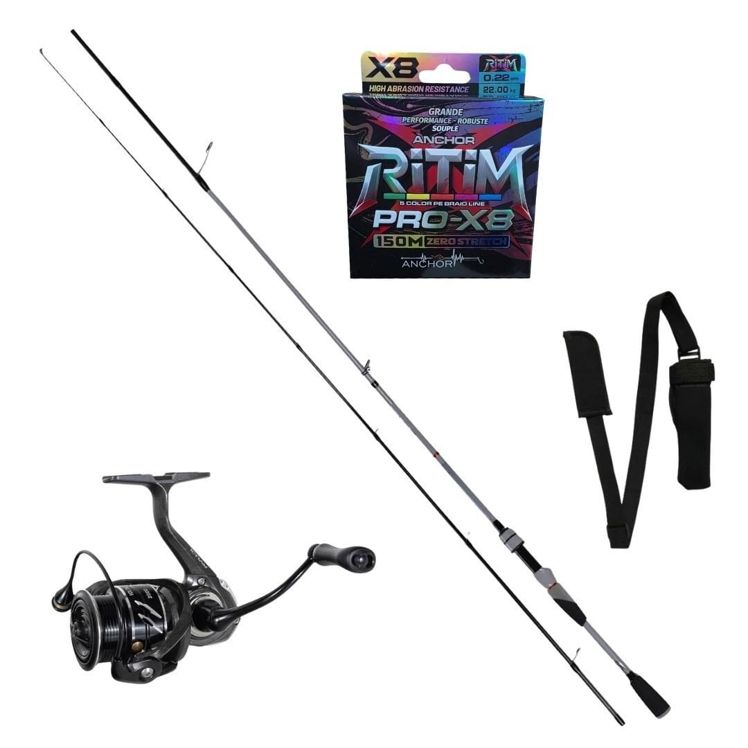 Fujin Ajime 228 cm LRF Spin Set – Ryuji Voltage 2000 + Anchor Ritim X8 Misina + Kamış Bandı Hediyeli