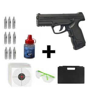 Asg Steyr M9-A1 4.5mm + Co2 Gas + 1500 Adet Çelik Bilye + Taşıma Çantası + Atış Gözlüğü