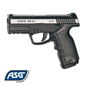 ASG STEYR M9A1 Çift Renk + Co2 Gas + 1500 Adet Çelik Bilye + Taşıma Çantası + Atış Gözlüğü