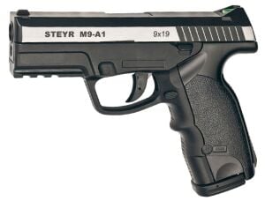 ASG STEYR M9A1 Çift Renk + Co2 Gas + 1500 Adet Çelik Bilye + Taşıma Çantası + Atış Gözlüğü