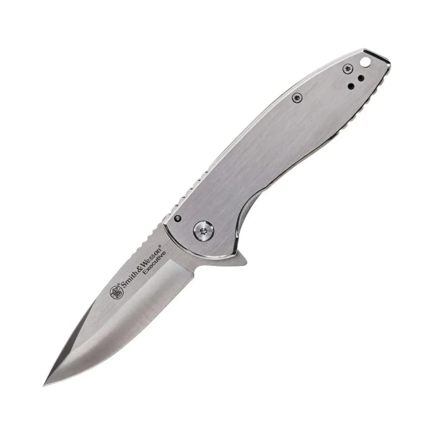 Smith Wesson® EXECUTIVE PLATINUM Satin Drop Point Çakı