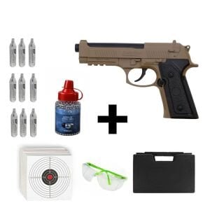 Rubino RBN-CP92 Çöl + Co2 Gas + 1500 Adet Çelik Bilye + Taşıma Çantası + Atış Gözlüğü