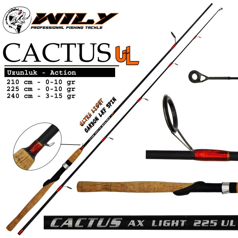 Wily Cactus 240 cm Lrf Kamış 3 - 15 gr
