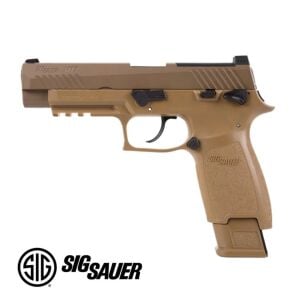 SIG SAUER M17 Desert Blowback + Co2 Gas + 1500 Adet Çelik Bilye + Taşıma Çantası + Atış Gözlüğü
