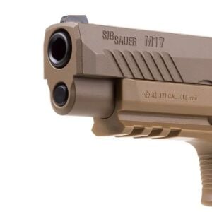 SIG SAUER M17 Desert Blowback + Co2 Gas + 1500 Adet Çelik Bilye + Taşıma Çantası + Atış Gözlüğü