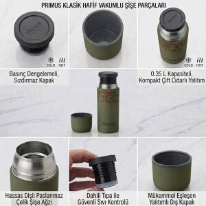 PRIMUS CLASSIC LIGHT VACUUM 0.35 LT 0.GREEN TERMOS