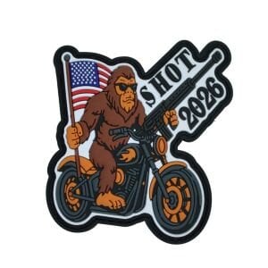 ''Freedom Rider'' Kocaayak (Bigfoot) Motosikletli Patch