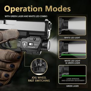 Warriorland Crossbow MA1 800 Lümen Tabanca Feneri