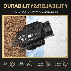 Warriorland Crossbow MA1 800 Lümen Tabanca Feneri