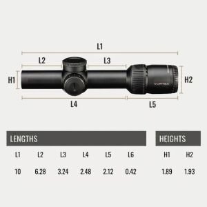 Vortex Strike Eagle 1-10x24 FFP EBR-8-BDC (MRAD) Tüfek Dürbünü