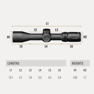 Vortex Viper HD 2-10x42 SFP Dead-Hold BDC (MOA) Tüfek Dürbünü