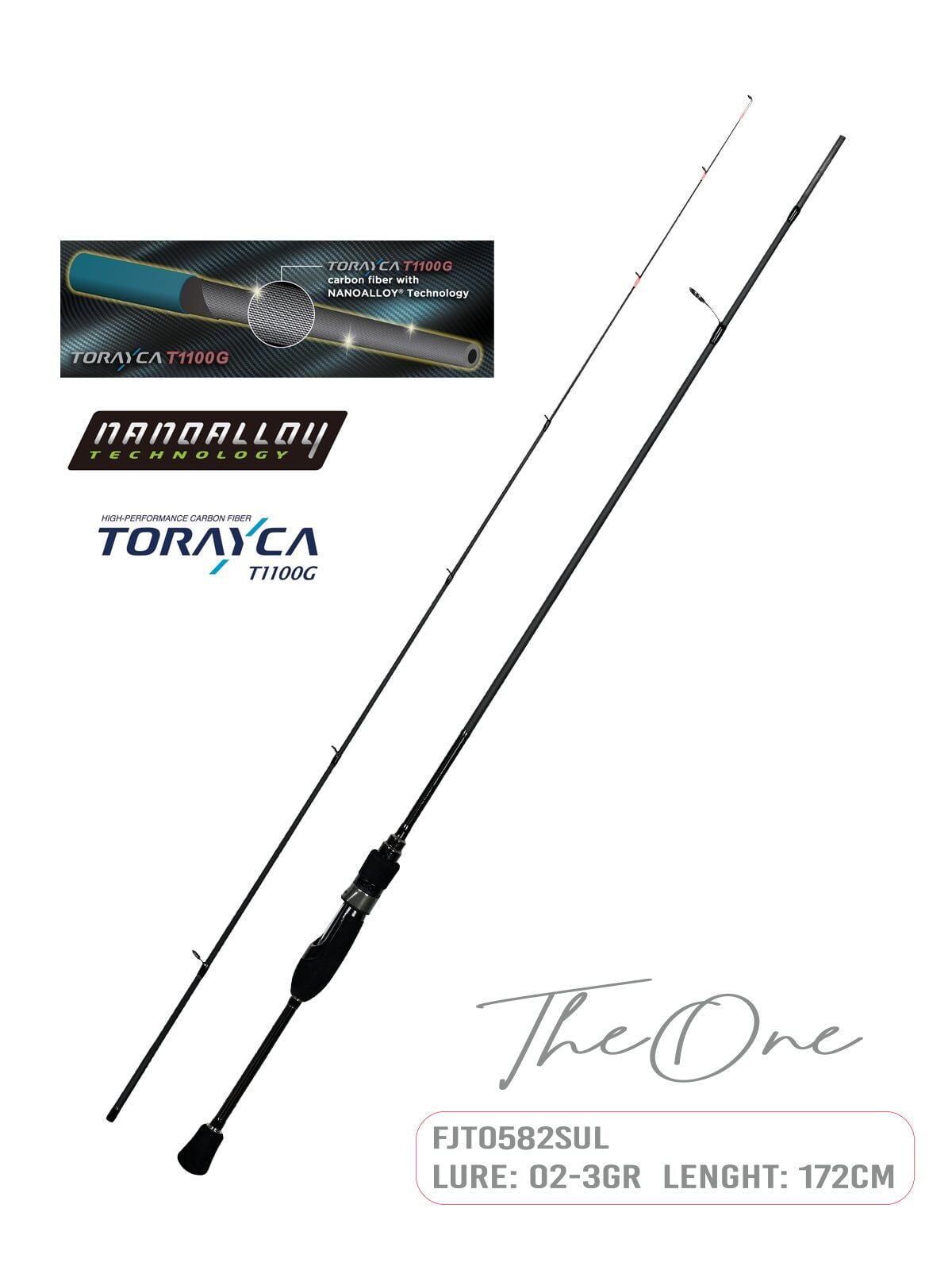Fujin TheOne 172cm 02-3gr LRF Kamışı