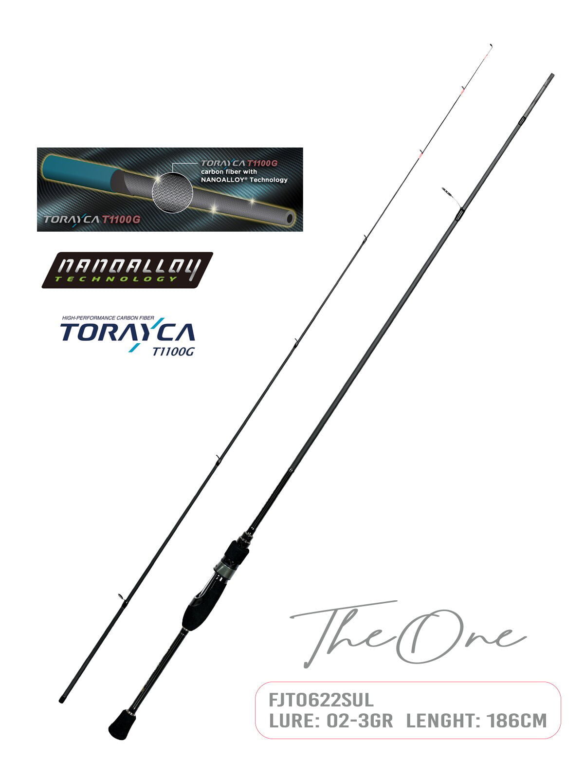 Fujin TheOne 186cm 02-3gr LRF Kamışı